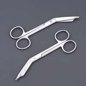 Magnifiques Ciseaux à Gaze en Acier Inoxydable 14cm 18cm, Coupe-pansements Médicaux Chirurgicaux pour Infirmières - Product Image 1