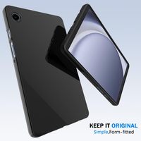 Étui pour tablette en silicone TPU souple pour Samsung Galaxy Tab A11 8.7 ''2025 X130 X135 protection légère antichoc noir mince couverture