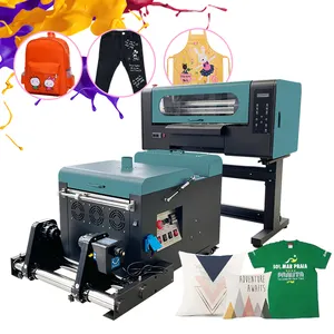 Dx5 8color Tshirt Printing Machine Dual Head Xp600 Xp-600 Printheads A3 Dtf Printer