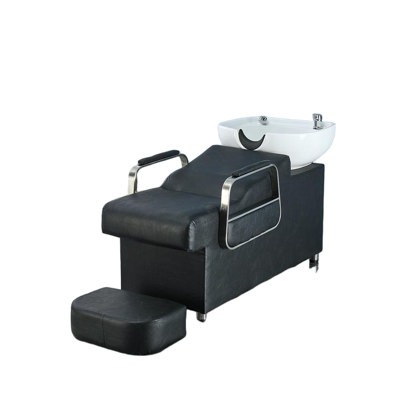 Metal Rotation Hydraulic Reclining Barber Chair-Ergonomic Height Adjustable Rotating ...