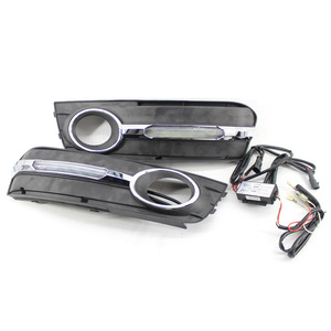 Kit de luces LED diurnas para parrilla de Audi A4 B8 2009-2011 con juego de cableado - Product Image 4