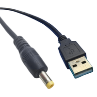 Câble d'alimentation SHANWEI USB 2.0 vers connecteur DC 5,5 x 2,5 mm 5,5 x 2,1 mm 4,0 x 1,7 mm 3,5 x 13 mm 1 ampère