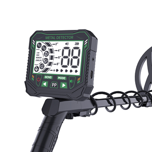 Detector de Metales Portátil con Bobina de Búsqueda de 30 cm, Multifrecuencia, Plástico ABS Negro, para la Búsqueda de Tesoros para Adultos - Product Image 3