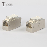 Coupleur en ligne cat.6a STP RJ45, prise de keystone, coupleur en ligne