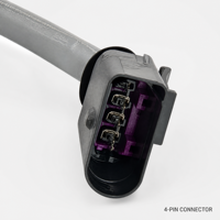 Capteur d'oxygène arrière à 4 broches O2 06K906262AC, capteur lambda chauffé avec connecteur pour Audi A3 S3 TT VW Golf GTI