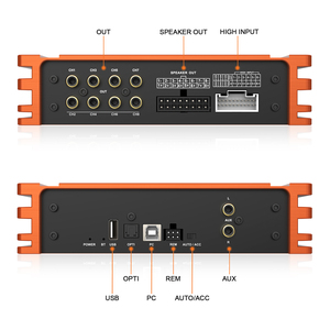 <span class=keywords><strong>Audio</strong></span> Winner E68.8A Amplificateur DSP de voiture à 8 canaux Vente à chaud Matériau aluminium RMS Technologie complète pour une classe AB améliorée - Product Image 3