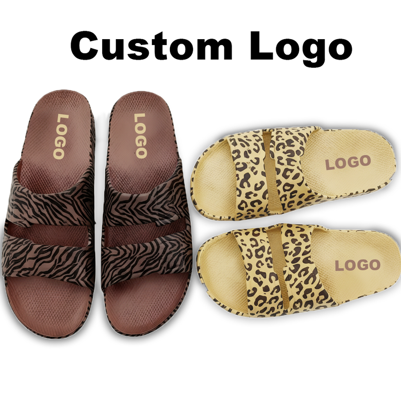 Wholesale Summer Animal Print Slides Custom
