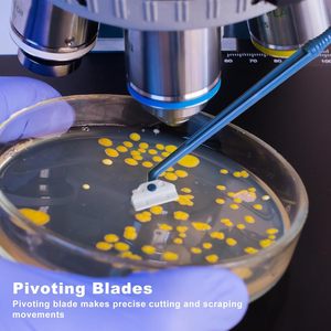 IKEME Grattoir cellulaire stérile à lame rotative libre pour plaques Petri, flacons à col étroit et plaques multi-puits, pour la récolte cellulaire en <span class=keywords><strong>laboratoire</strong></span> - Product Image 6