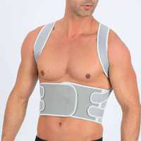 Support lombaire et claviculaire professionnel OEM réglable en néoprène/nylon, taille unique, protection contre la sciatique et correction de posture