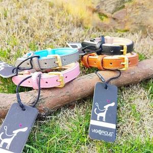 <span class=keywords><strong>Collar</strong></span> impermeable para mascotas a precio de fábrica, hebilla de aleación dorada, diseño de lujo para perros pequeños y grandes - Product Image 6