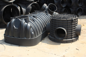 En stock - Chambre d'inspection en plastique HDPE, regard pour l'inspection des eaux pluviales/des eaux usées, pour les systèmes <span class=keywords><strong>de</strong></span> drainage/systèmes d'égouts souterrains - Product Image 3