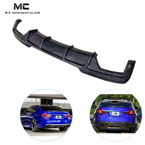 Parachoques de fibra de carbono para coche, parachoques trasero, difusor de estilo V, divisor de labios para <span class=keywords><strong>BMW</strong></span> F10 F18 520i 528i 530i 535i 525d <span class=keywords><strong>530d</strong></span> 535d <span class=keywords><strong>M5</strong></span>, parachoques - Product Image 1