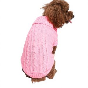 Nouveau manteau <span class=keywords><strong>pour</strong></span> animaux de compagnie confortable à imprimé animal mignon <span class=keywords><strong>pour</strong></span> l'hiver, tricot chaud et doux <span class=keywords><strong>pour</strong></span> chiens XS, petit, moyen, grand, Halloween, Saint-Valentin - Product Image 1