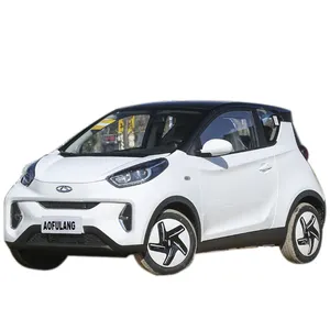 สีขาว Chery อัตโนมัติมดเล็ก Xiaomayi 301km รถ Ev รถยนต์พลังงานใหม่รถมินิ 4 ที่นั่งซีดานไฟฟ้า