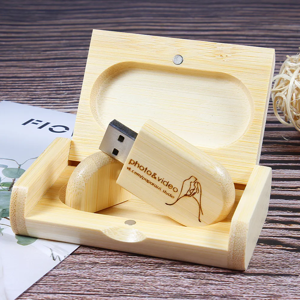 JASTER usb flash pen drive usb2.0 Holz usb mit Box 4GB 8GB 16GB 32GB Memory Stick freies individuelles LOGO U disk für hochzeit Geschenk