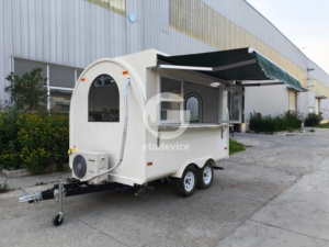 Chariot de restauration mobile électrique personnalisé noir de 3 mètres pour pizzas, café et gaufres, avec prix d'usine - Etodevice - Product Image 3