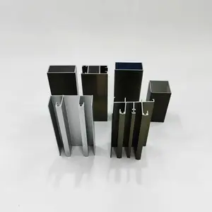 Shengxin High Quality Wholesale Competitive Price Extrusion Aluminum Alloy Silver Anodizing Offices Desk Aluminum Profiles