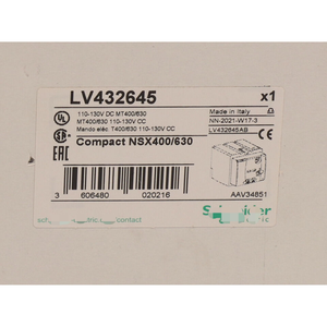 ใหม่แกะกล่อง พร้อมใช้งาน LV432645 ตัวควบคุม PLC สำหรับระบบอัตโนมัติในคลังสินค้า - Product Image 1