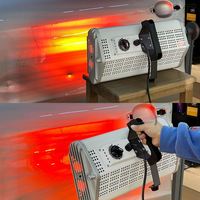 Lampe de séchage infrarouge portative à ondes courtes 1200 W, économique et très demandée, pour la peinture automobile et le séchage de peinture