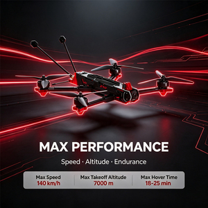 Dron FPV de 7 Pulgadas para Misiones Aéreas en Exteriores, BNF, Hardware Completo, Cámara Digital, GPS, Kit de Receptor Inalámbrico - Product Image 3