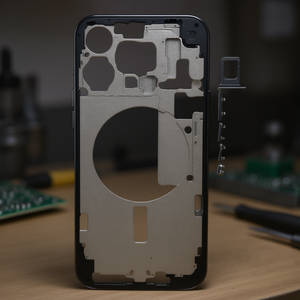 Carcasa para Teléfono Móvil IPHONE 15 PRO MAX (A2849 A3105 A3106 A3108), Chasis/Estructura Intermedia con Bandeja SIM y Botones Físicos - Product Image 3