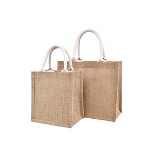 Wholesale Eco Friendly Natural Burlap Customized Logo Size Soft Shopping <strong>Jute</strong> <strong>Tote</strong> <strong>Bag</strong> - Product Image 6