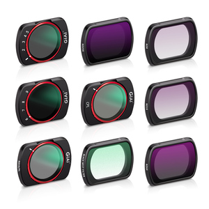 فلاتر كاميرا جيمبال من جياي، فلتر CPL وفلتر الضباب الأسود وفلتر ND16 وفلتر VND، ملحقات كاميرا رياضية بديلة لأوزمو بوكيت <span class=keywords><strong>3</strong></span>، زجاج بصري 100 جرام - Product Image 2