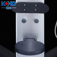 Cabine de Douche-Sauna à Vapeur Carrée de Luxe Multi-Fonctionnelle avec Fonctions de Massage pour Usage Domestique