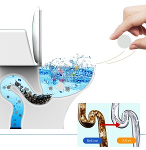 Nettoyeur effervescent pour tuyaux de cuisine, 10 pièces, agent solide, tuyaux d'<span class=keywords><strong>évier</strong></span>, produits chimiques, tablettes de nettoyage - Product Image 5