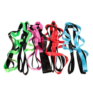 Yoga Stretching Belt Nylon Yoga Strap Red Purple Blue Green Fitness Body Shaping Splits Backbend Training Equipment - Product Image 4
