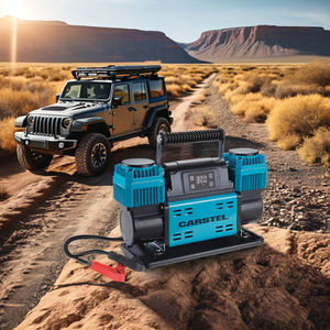 מדחס אוויר צילינדר כפול עם תצוגה דיגיטלית ניידת צמיג לרכב - Product Image 3