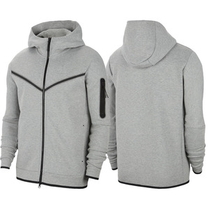 Sweat-shirt de sport léger pour homme, personnalisé par le fabricant, fermeture éclair intégrale, prix bas, respirant, en vente - Product Image 3