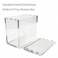 Boîte de présentation en acrylique pour booster Pokémon, résistante aux UV, avec couvercle magnétique N52, protection BB – En stock usine