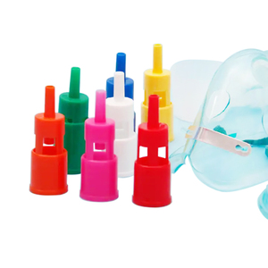 Máscara ajustable <span class=keywords><strong>simple</strong></span> <span class=keywords><strong>facial</strong></span> de oxígeno médico de alta calidad Máscara Venturi con 6 Diluters - Product Image 6