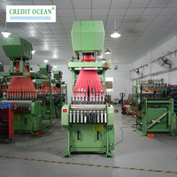 CREDIT OCEAN Machine à tisser jacquard électronique pour étiquettes élastiques, machine industrielle à motifs de rubans jacquard