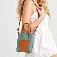 Petit sac à bandoulière esthétique Coquette avec garniture en cuir PU, mini sac fourre-tout en faux daim pour femmes, cadeau de Noël, vente en gros