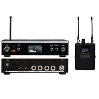 Système de monitoring intra-auriculaire stéréo sans fil 566 - 590 MHz avec connecteur XLR