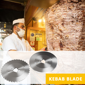 Lama Liscia da 80mm per Affettatrice Kebab Doner Lama a Sega per Potis - Product Image 6