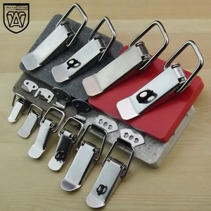 Loquet à ressort à boucle plate en acier inoxydable Anwang pour boîte à outils, étui en cuir, coffret - Product Image 1