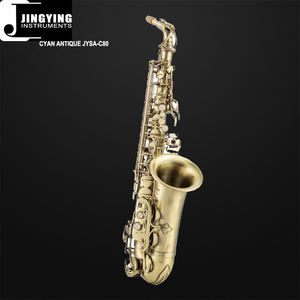 Instruments à vent 2023 Jingying Music Brass, 120MM Bell 640MM Longueur Laque Or Saxophone Alto - Product Image 4