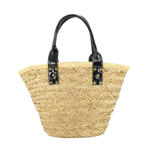 Handmade Tự Nhiên Cỏ Bãi Cỏ Rong Lưu Trữ Giỏ Trang Chủ Trang Trí Giáng Sinh Trang Trí Quà Tặng Giặt Giỏ Với Bánh Xe OEM Từ Việt Nam - Product Image 1