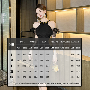 ZYHT 50949 Elegant Rhinestone Decor See Through Double Layer Mesh Black Lady <strong>Dress</strong> Short Sleeve Tight <strong>Sexy</strong> Women <strong>Bodycon</strong> <strong>Dresses</strong> - Product Image 5