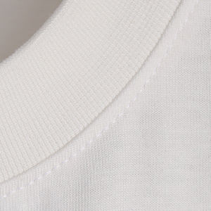 T-shirt décontracté pour homme, couleur blanc étoilé, tissu personnalisé, coupe ajustée, fabricant – Meilleures ventes - Product Image 4