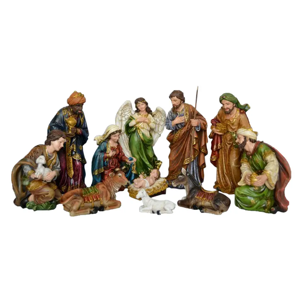 Religious Gifts Jesus Christ Child Figurine 1 3/4 Inch Plastic Baby for Nativity Set or Kings Cake Pack of 3