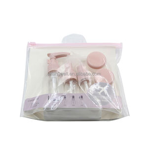 ชุดขวดพลาสติกขนาดเล็กสำหรับขวดโทนเนอร์โลชั่นเซรั่มครีมน้ำยาทำความสะอาดพร้อมปั๊มและฝาเกลียว - Product Image 2