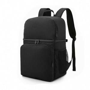 Mochila Nevera de Poliéster Impermeable de Doble Aislamiento de Alta Calidad para Turistas, Mochila Ligera para el Almuerzo con Compartimento Inferior - Product Image 1