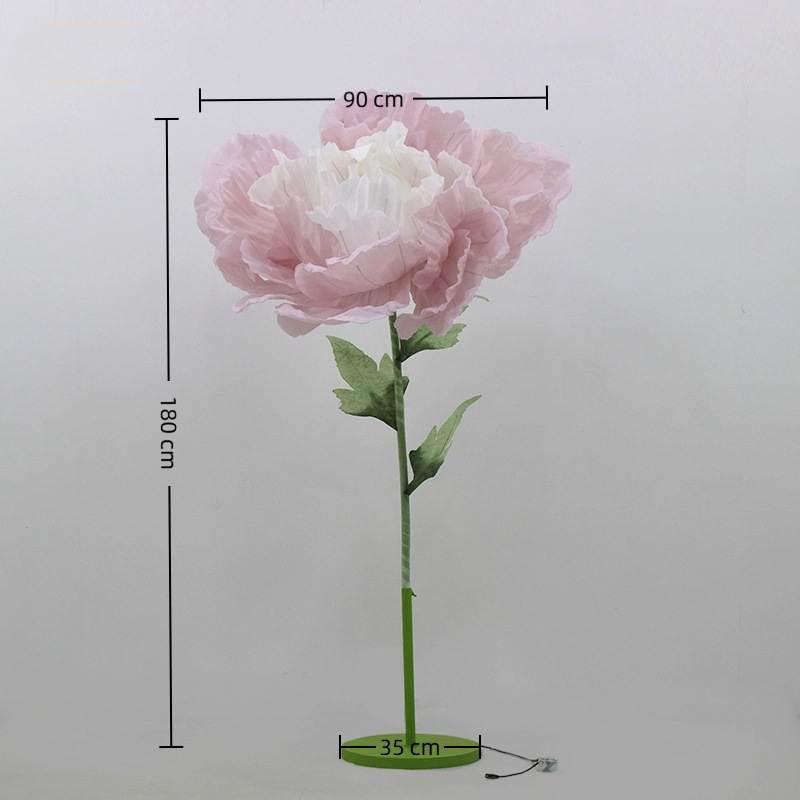 Grand dégradé rose