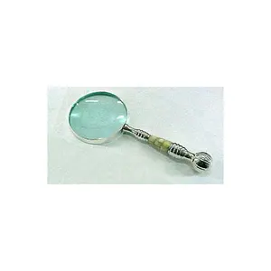 Exporter of Hot selling brass designer and artistic long handle magnifying glass premium quality stationery