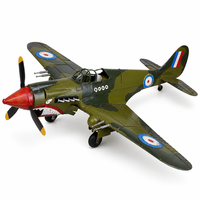 Modèle d'avion de chasse vintage en fer fait main, grand ornement décoratif pour la maison, cadeau