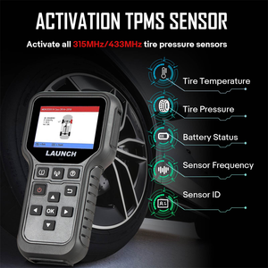 Lancio analizzatore lettore di codici elettrici CRT 5011E più recente TPMS Relearn Tool 315/433MHz aggiornamenti a vita gratuiti di <span class=keywords><strong>1</strong></span> anno per auto - Product Image 6